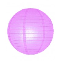 8" Paper Lantern Lilac Regular Wire 
